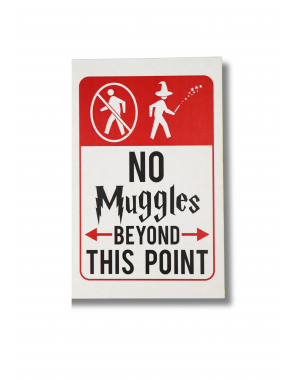 Цветна табела-No muggles beyond this point