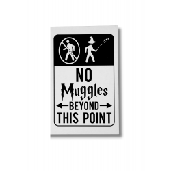 Цветна табела-No muggles beyond this point