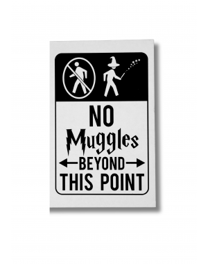 Цветна табела-No muggles beyond this point