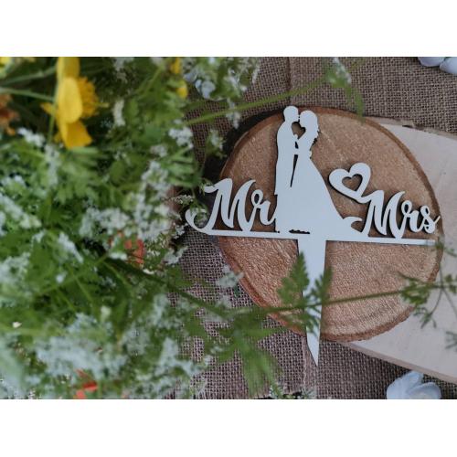 Топер "Mr & Mrs"