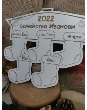 Коледна семейна декорация