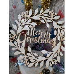 Коледен венец "Merry Christmas"