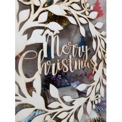 Коледен венец "Merry Christmas"