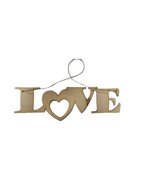 Висящ надпис LOVE