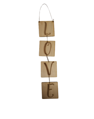 Висящи плочки LOVE  1 