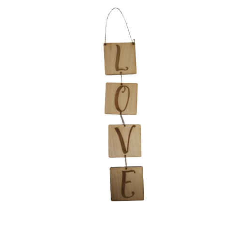 Висящи плочки LOVE  1
