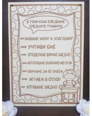  постери с правила 