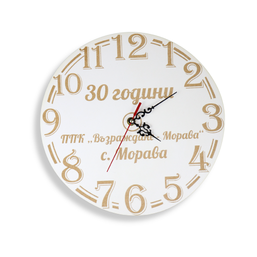 Часовник с цветя