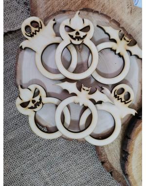 Halloween рингове за салфетки 