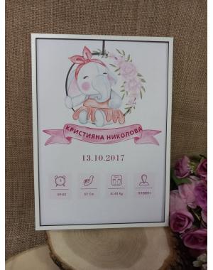 Бебешка визитка 8