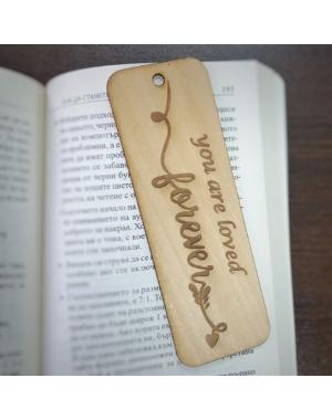 Книгоразделител "You Are Loved Forever"