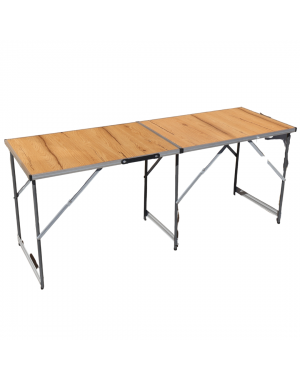 FAVO DUO DECOR 150/50– Сгъваема двойна маса с дървесен MDF плот -ПРОФИЛ М 