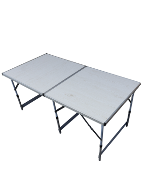 FAVO ALU COMPACT 120/60– Сгъваема маса с регулируема височина и MDF плот профил М